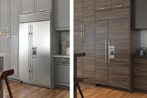 Stainless steel Sub-Zero FINISHES